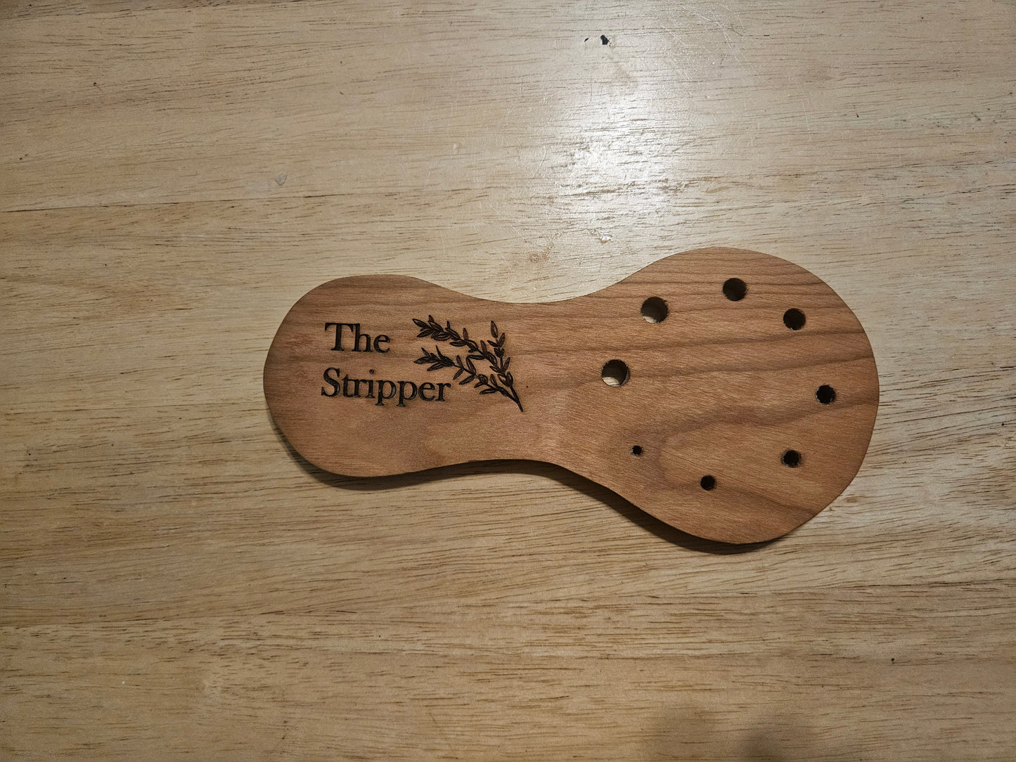 "The Stripper" Herb stripper made from Cherry