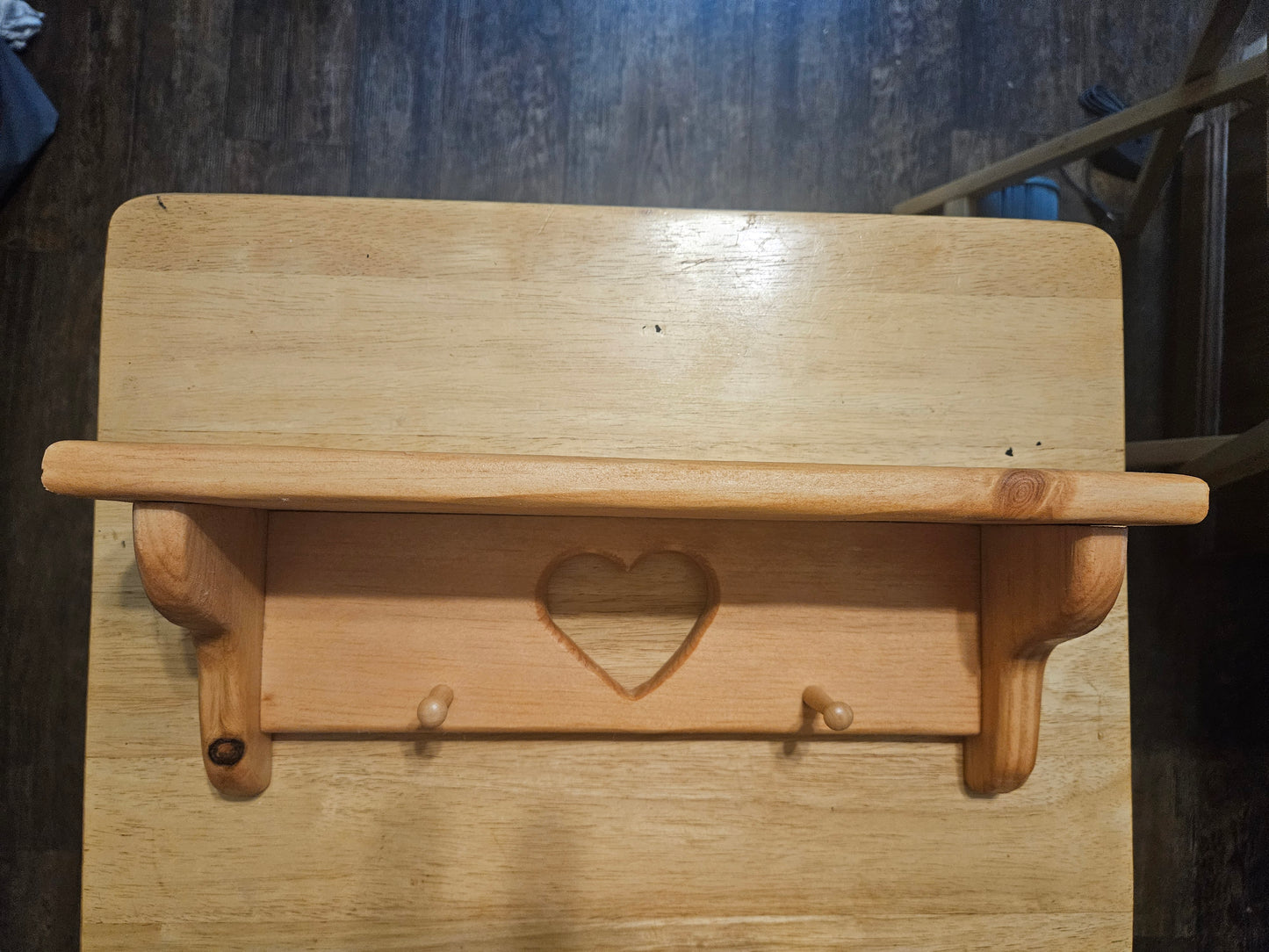 Heart Shelf with heart cutout