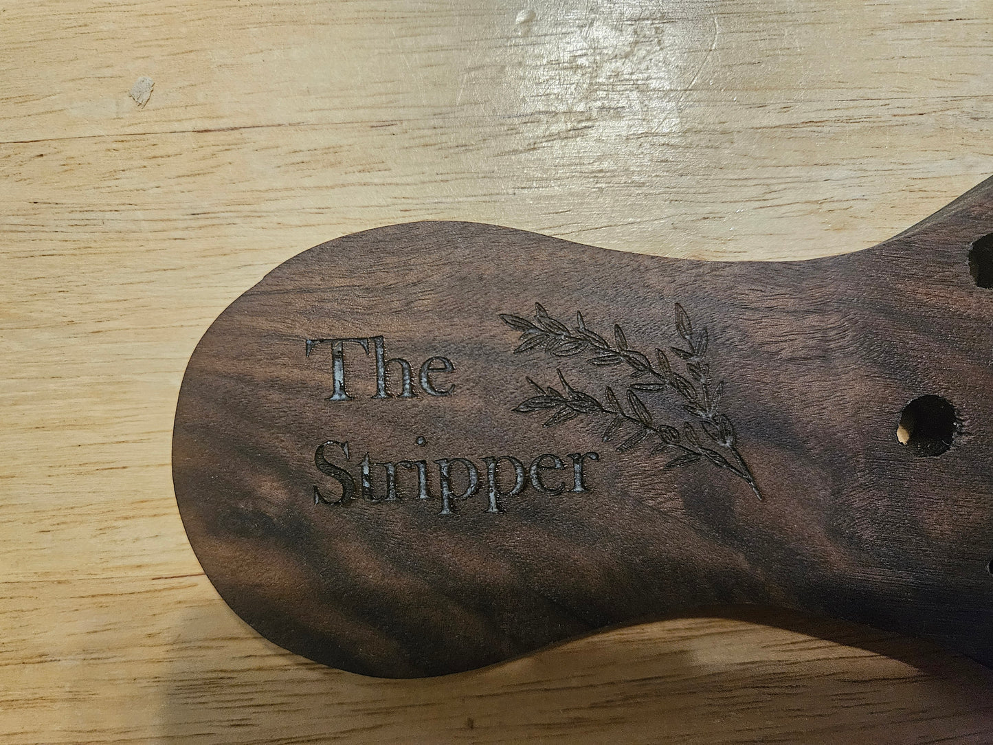 "The Stripper"  Herb stripper made from Walnut