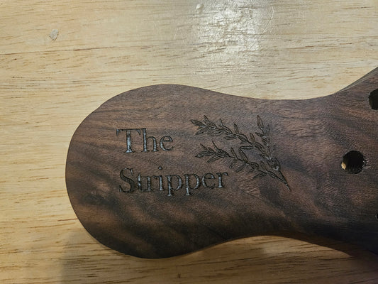"The Stripper"  Herb stripper made from Walnut