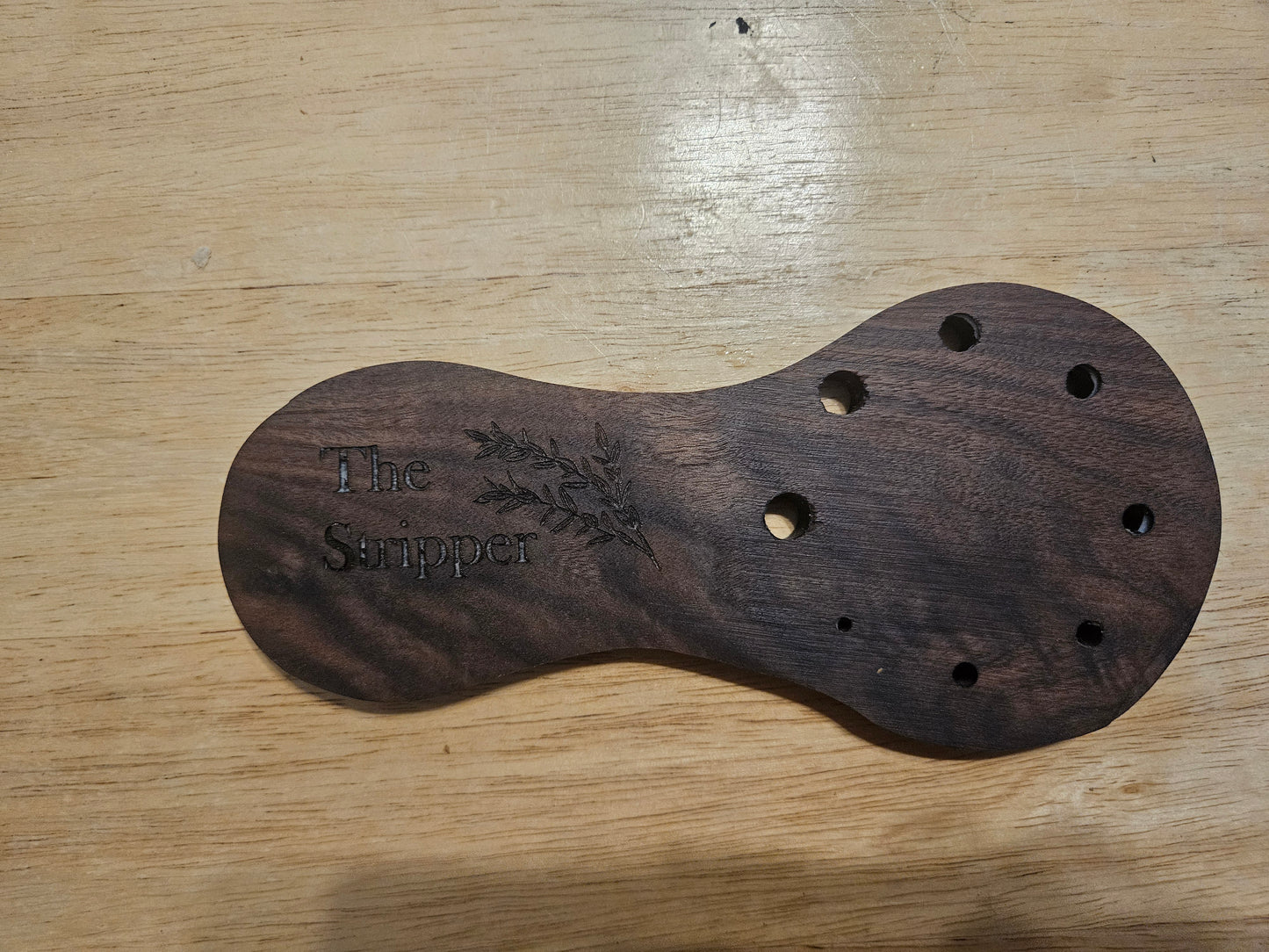 "The Stripper"  Herb stripper made from Walnut