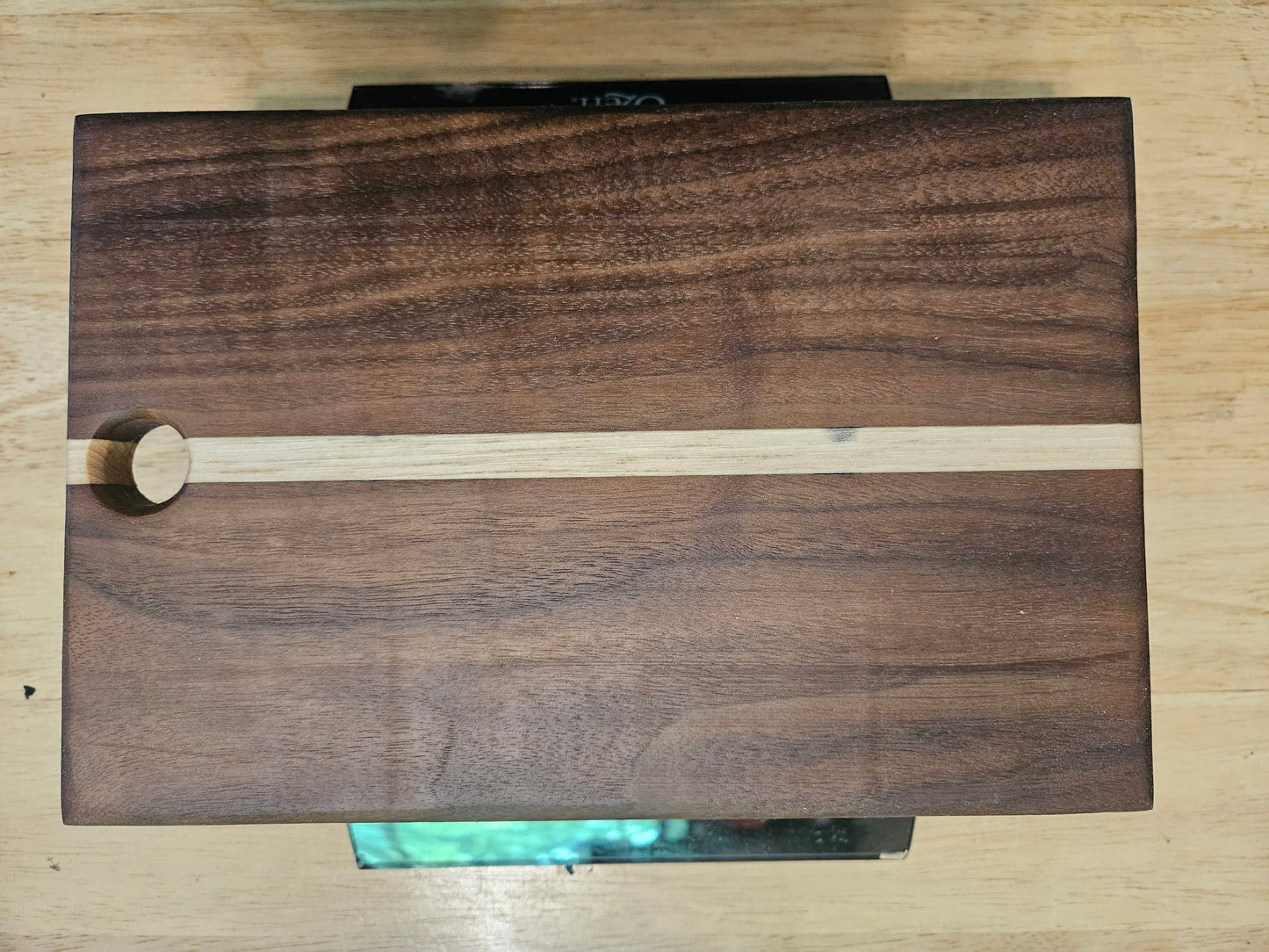 Cheese Board 10" x 6.5"  Walnut and Maple