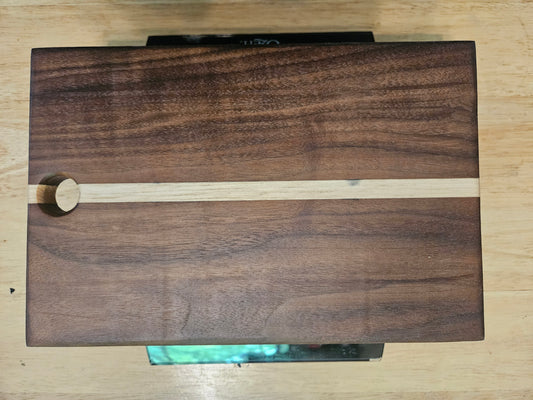 Cheese Board 10" x 6.5"  Walnut and Maple