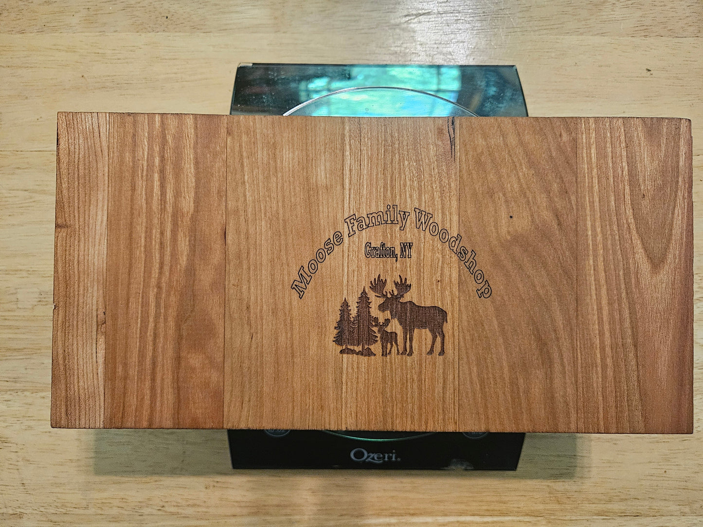 Vegetable Cutting Board made with Cherry and Engraved 11" x 5.5"