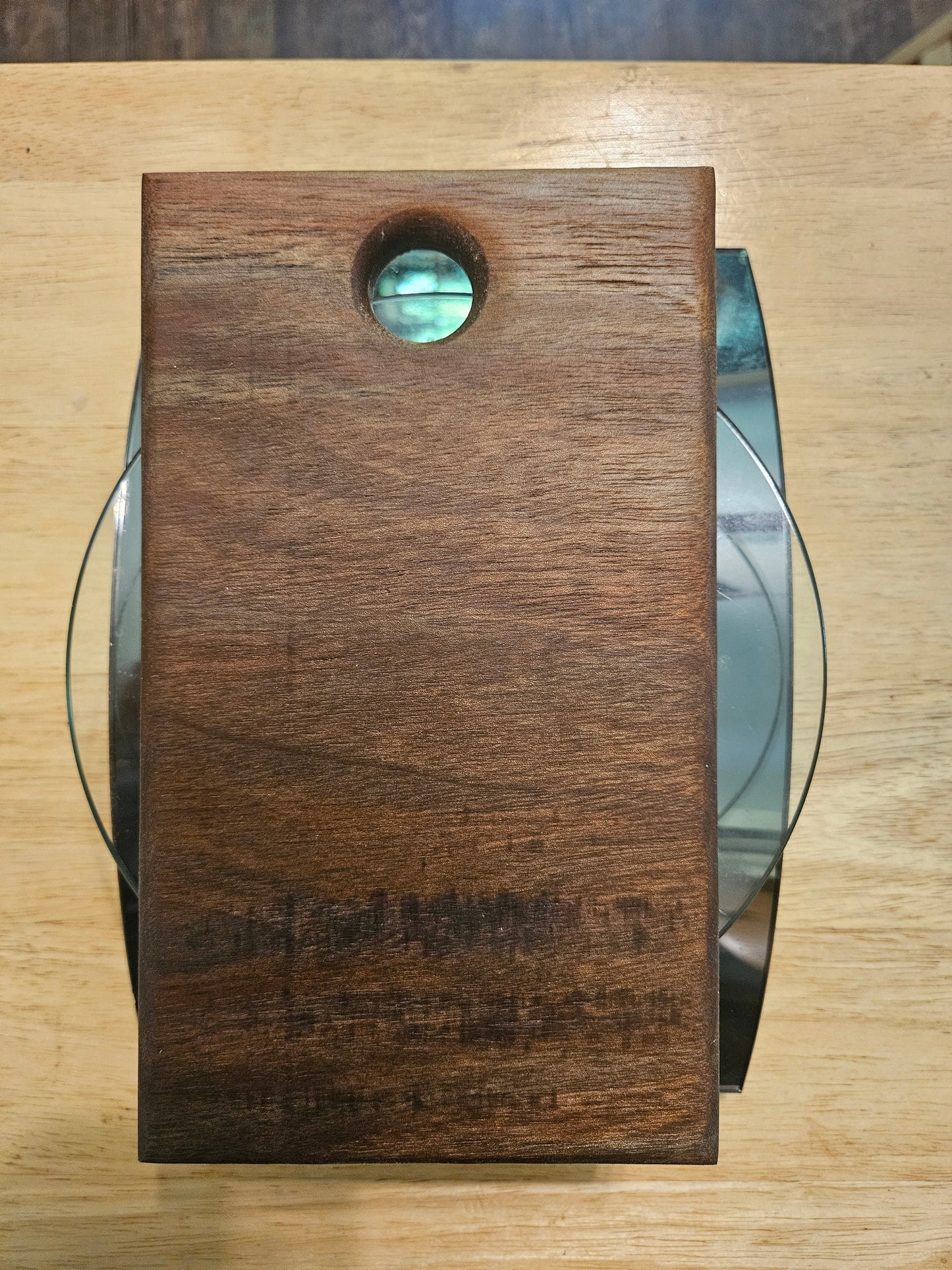 Cheese Board 8.5" x 5"  Soild Walnut