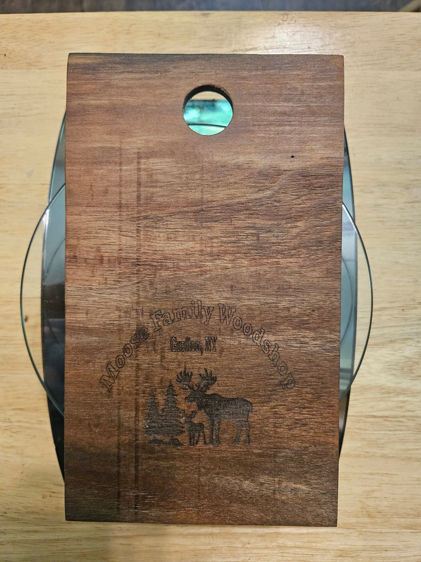 Cheese Board 8.5" x 5"  Soild Walnut
